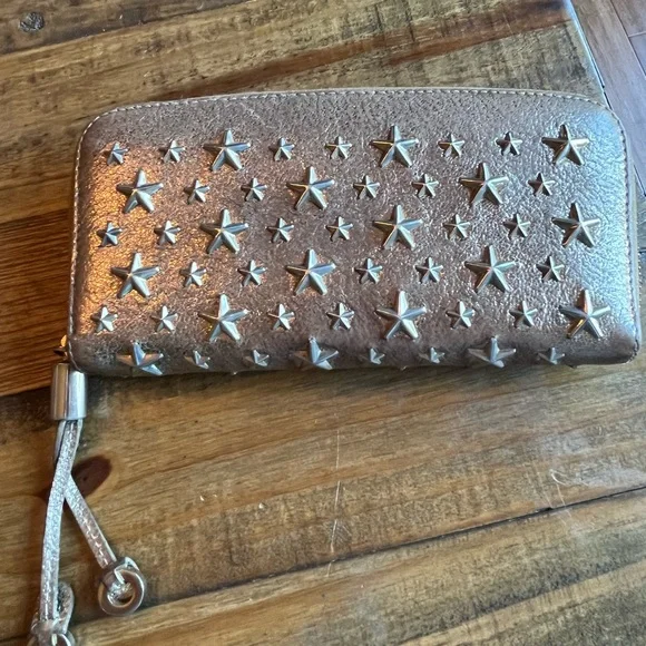 Jimmy Choo | Bags | Jimmy Choo Star Studded Collection Zip  display picture 1